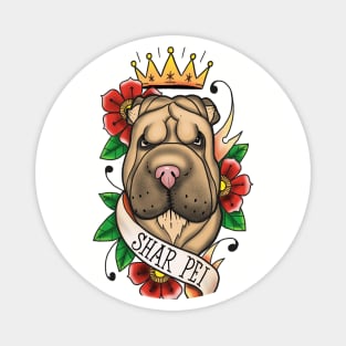 King Shar Pei Magnet